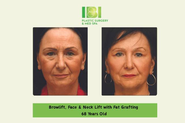 Multiple Cosmetic Procedures Done at the Same Time as a Brow Lift.