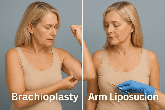Brachioplasty vs. Arm Liposuction