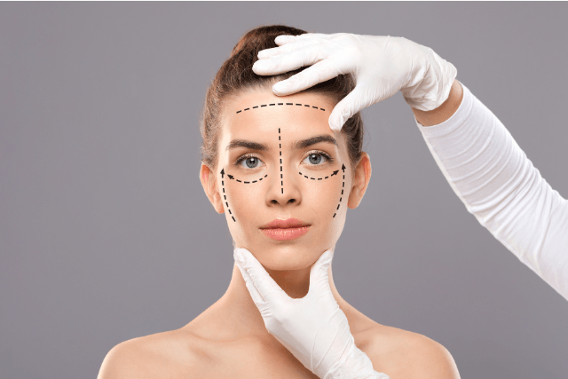 What causes prolonged swelling after facelift surgery